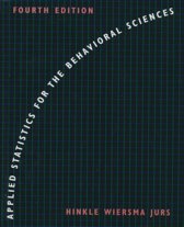 9780395874110 Applied statistics for the behavioral sciences