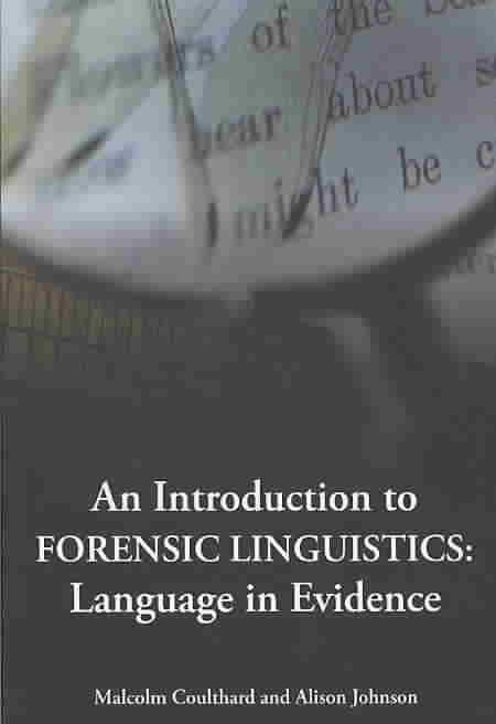 9780415320238 An Introduction to Forensic Linguistics