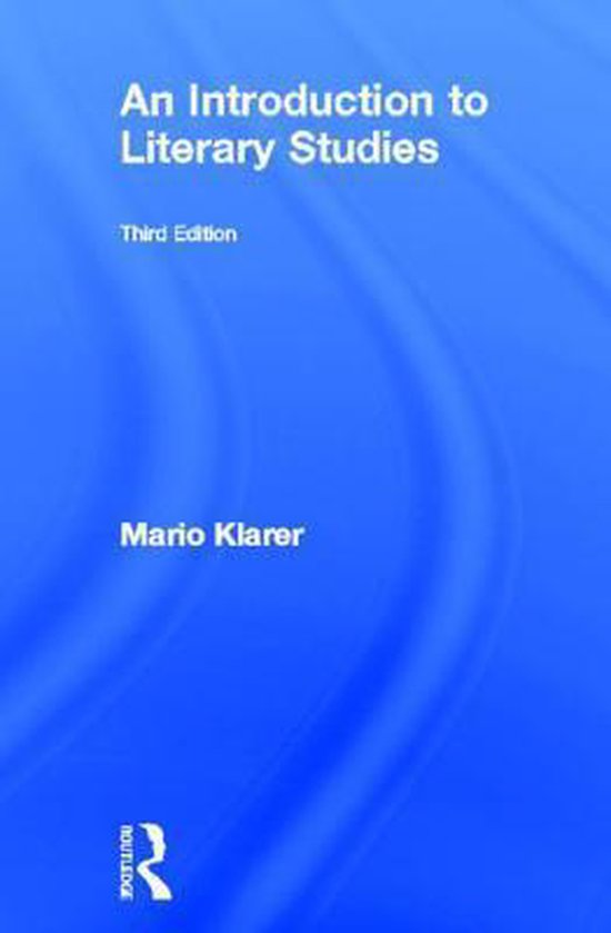 9780415811910 An Introduction to Literary Studies