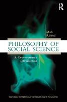 9780415898256 Philosophy of Social Science A Contemporary Introduction