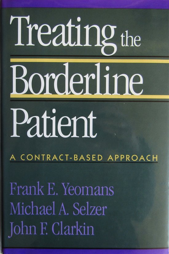 9780465087457 Treating the borderline patient