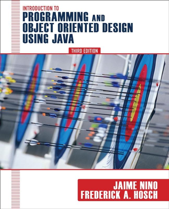 9780470128718 Introduction To Programming And ObjectOriented Design Using Java