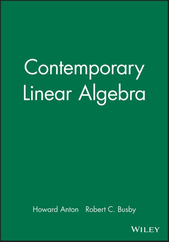 9780471170594 Contemporary Linear Algebra Student Solutions Manual