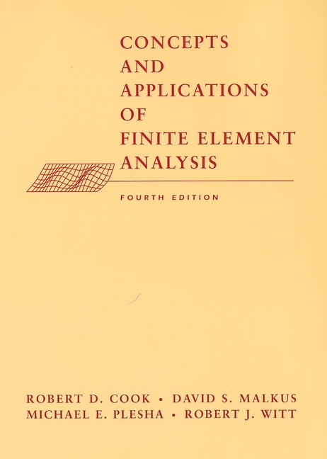 9780471356059 Concepts And Applications Of Finite Element Analysis