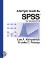 9780495908975 A Simple Guide To Spss For Version 170