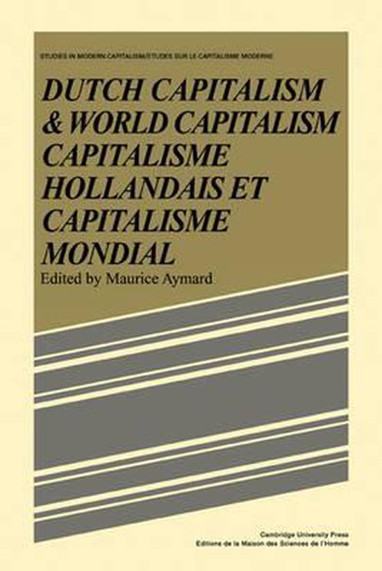9780521086073 Dutch Capital and World Capitalism