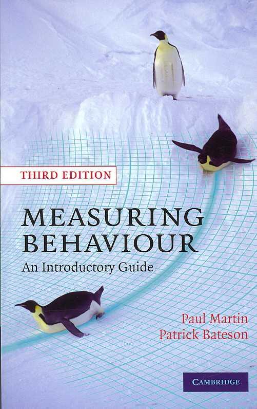 9780521535632 Measuring Behaviour