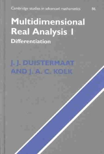 9780521551144 Multidimensional Real Analysis I