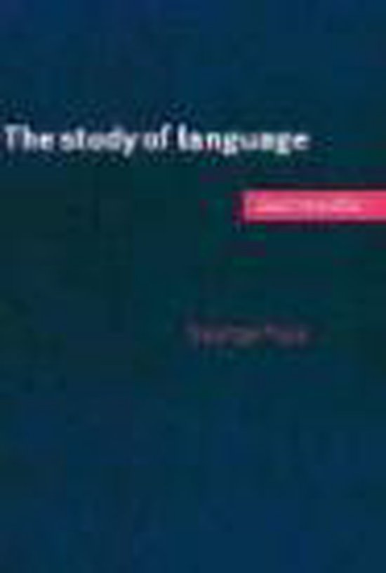 9780521568517 The study of language