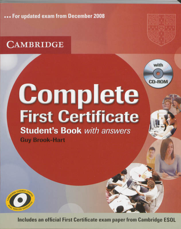9780521698269 Complete First Certificate Students Book With Answers
