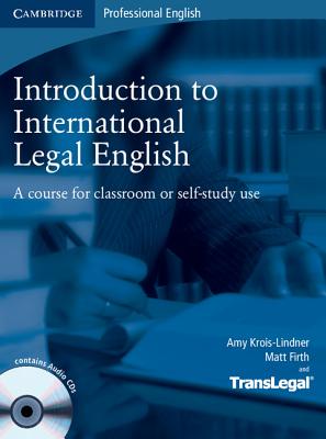 9780521718998 Introduction to International Legal English