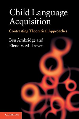 9780521745239 Child Language Acquisition