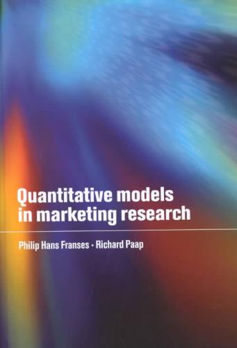 9780521801669 Quantitative Models In Marketing Research