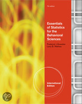 9780538754965 Essentials Of Statistics For The Behavioral Science