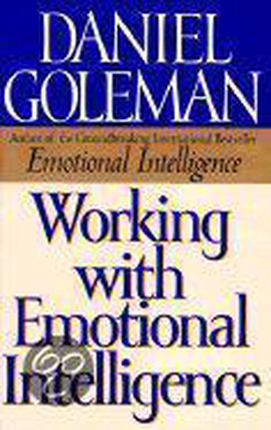 9780553104622 Working with emotional intelligence
