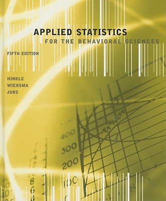 9780618124053 Applied Statistics for the Behavioral Sciences