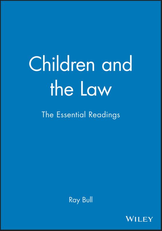 9780631226833 Children and the Law
