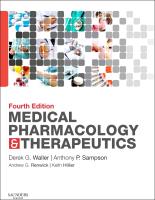 9780702051807 Medical Pharmacology and Therapeutics