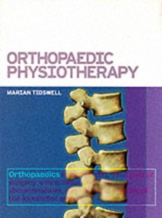 9780723425922 Orthopaedic Physiotherapy