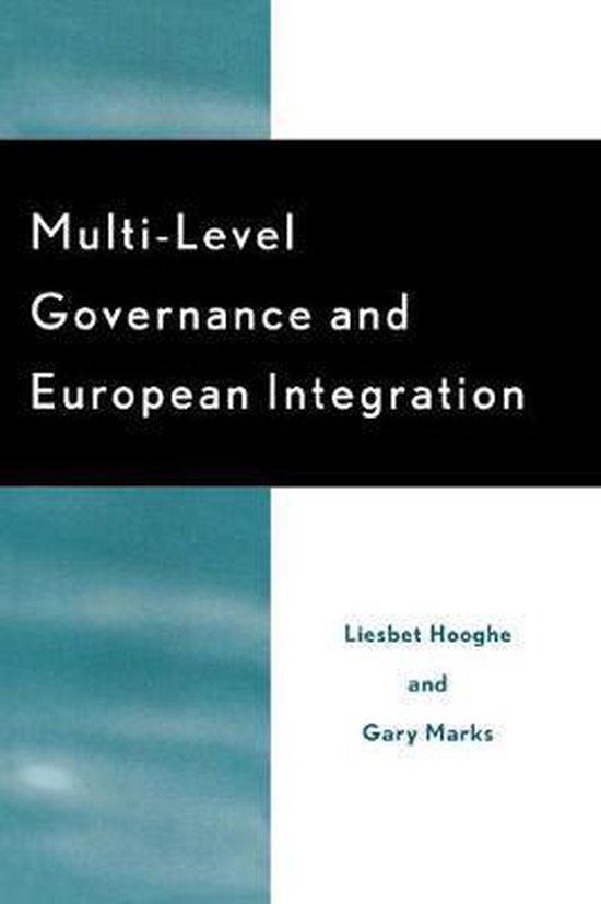 9780742510203 MultiLevel Governance and European Integration