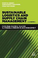 9780749478278 Sustainable Logistics and Supply Chain Management