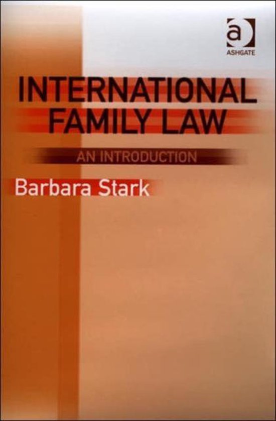 9780754623472 International Family Law
