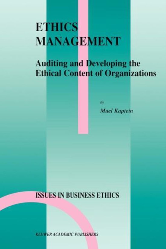 9780792350965 Ethics Management