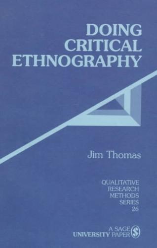 9780803939233 Doing Critical Ethnography