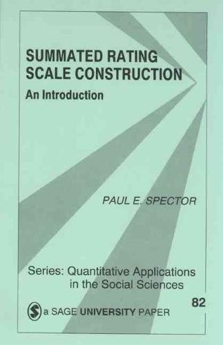9780803943414 Summated Rating Scale Construction