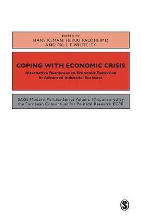 9780803981195 Sage Modern Politics Series Coping with the Economic Crisis