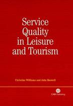 9780851995410 Service Quality in Leisure and Tourism
