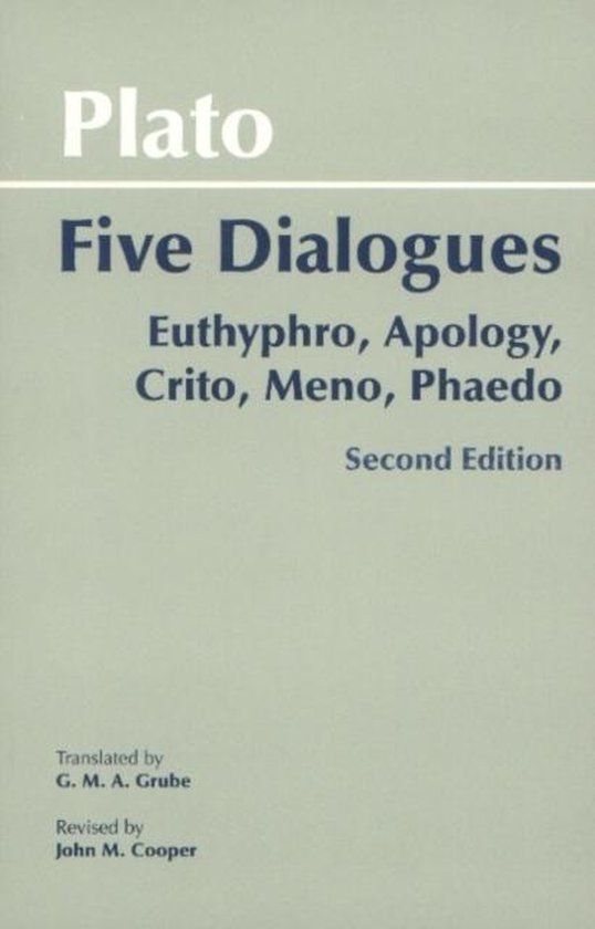 9780872206342 Five Dialogues