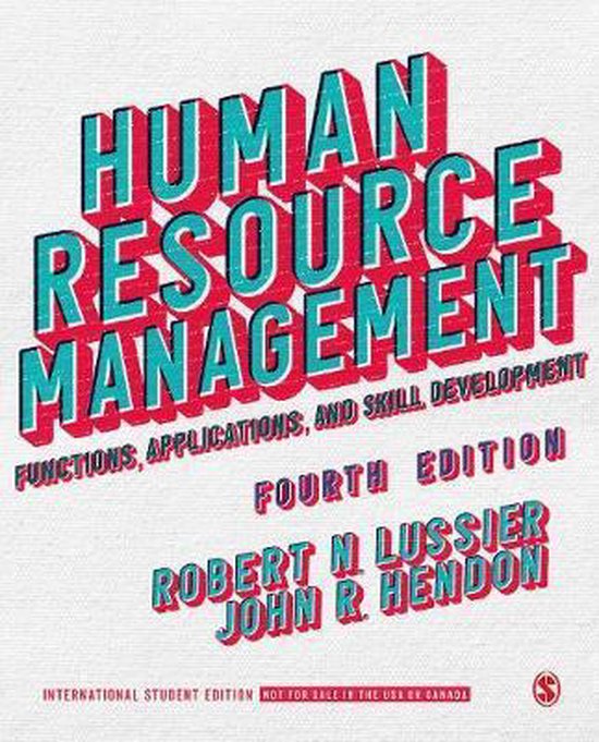 9781071840955 Human Resource Management  International Student Edition