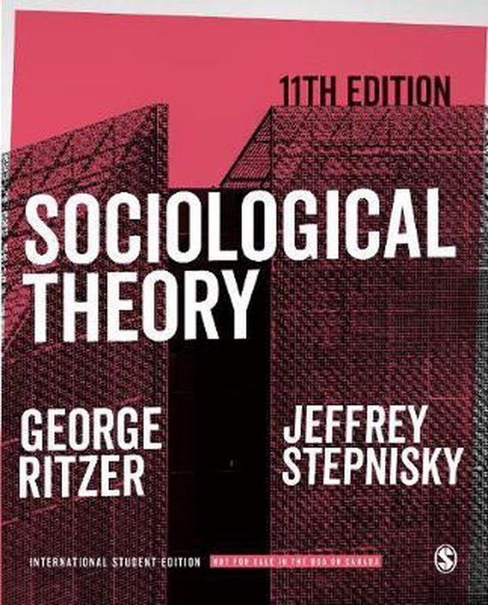 9781071841013 Sociological Theory  International Student Edition
