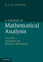 9781107614185 Course In Mathematical Analysis