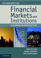 9781107635920 Financial Markets and Institutions