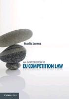 9781107672611 An Introduction to EU Competition Law