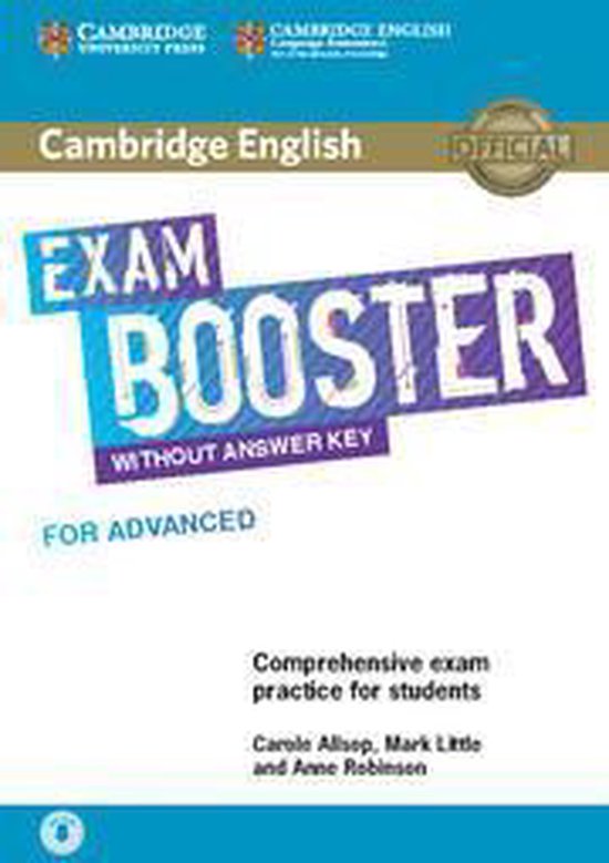 9781108349079 Cambridge English Exam Booster for Advanced Without Answer Key with Audio