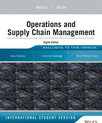 9781118808900 Operations and Supply Chain Management