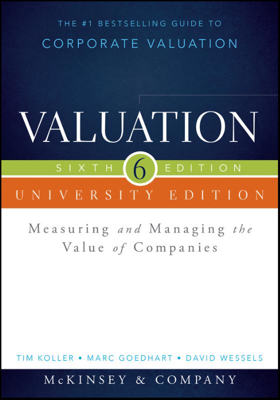 9781118873731 Valuation University Edition Sixth Edition