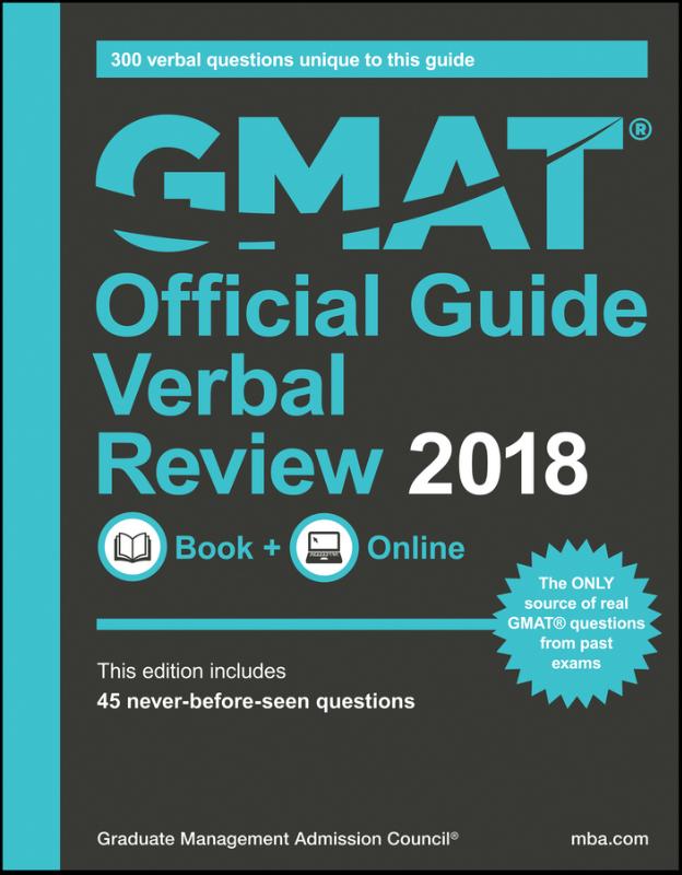 9781119387442 GMAT Official Guide 2018 Verbal Review