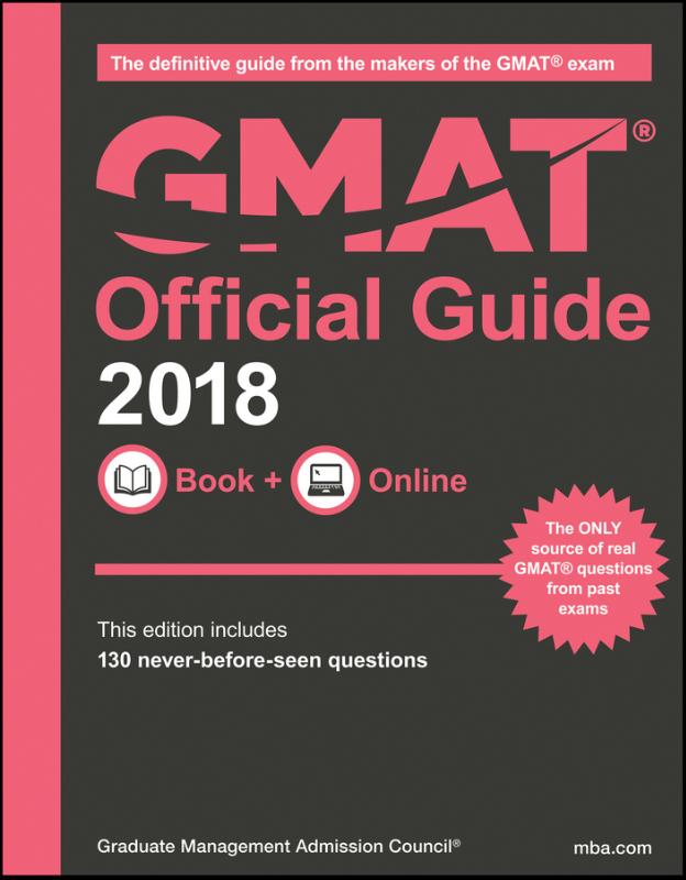 9781119387473 The Official Guide for GMAT Review 2018