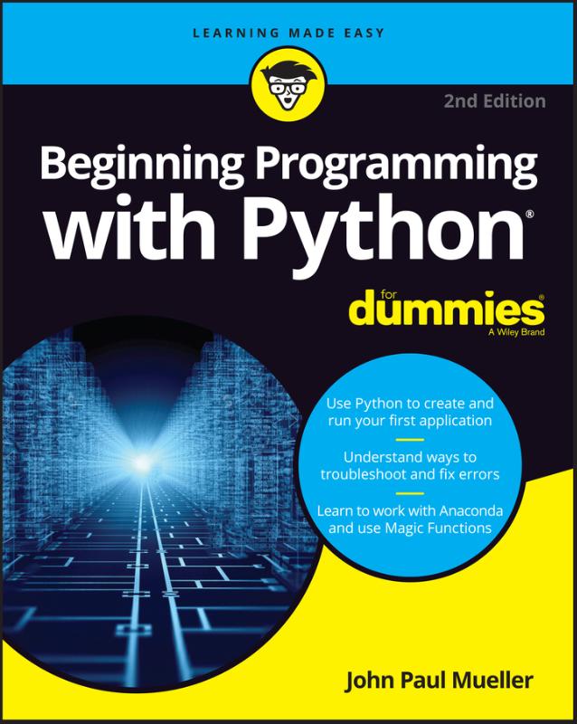 9781119457893 Beginning Programming with Python For Dummies