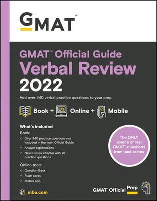 9781119793793 GMAT Official Guide Verbal Review 2022
