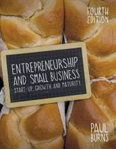 9781137430359 Entrepreneurship and Small Business StartUp Growth and Maturity
