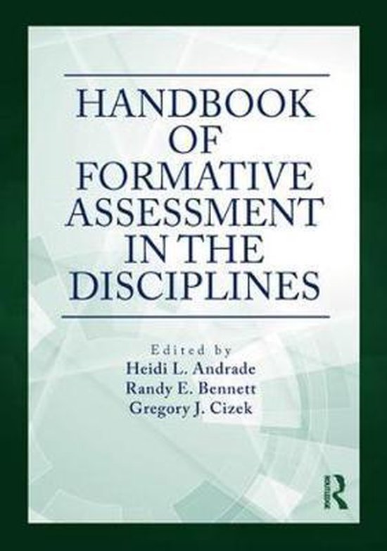 9781138054363 Handbook of Formative Assessment in the Disciplines