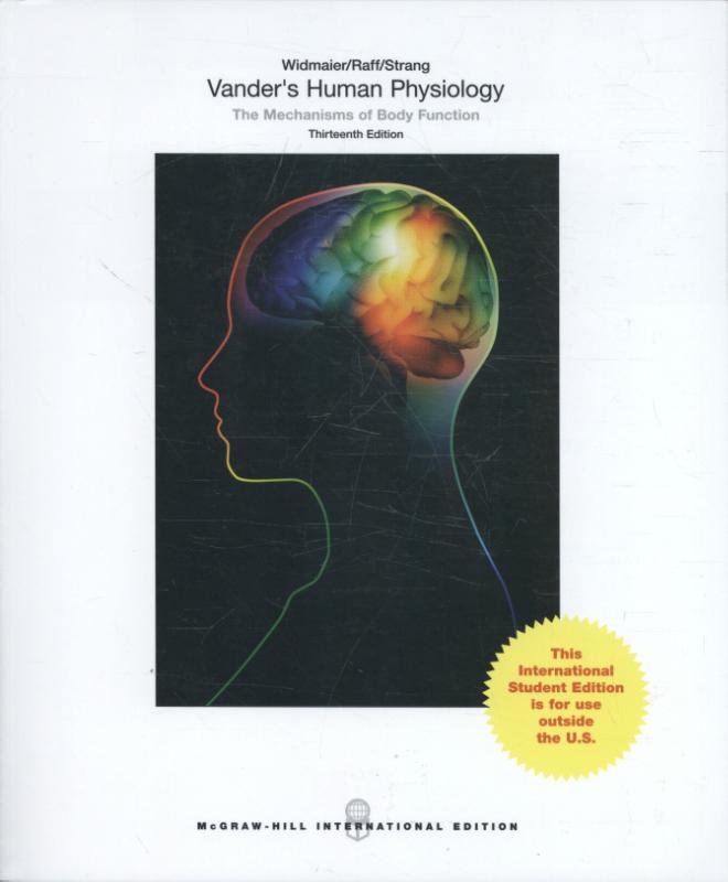 9781259080821 Vanders Human Physiology