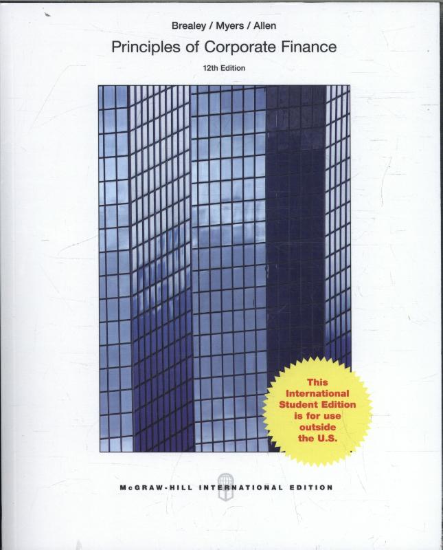 9781259253331 Principles of Corporate Finance