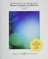 9781259922121 Research Design and Methods A Process Approach