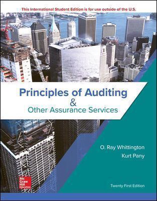 9781260091717 Principles Of AuditingOther Assurance Services